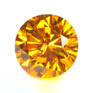 0.27 ct Fancy Vivid Orange Yellow Loose Man Made Diamond | Created 