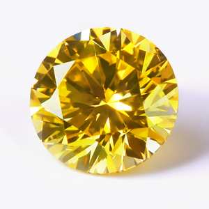 0.27 Fancy Vivid Yellow Greenish Round