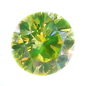 0.26 Fancy Greenish Yellow Round