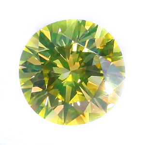 0.39 Fancy Greenish Yellow Round