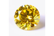 0.27 Fancy Vivid Yellow Greenish Round