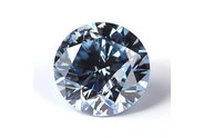 0.48 carat Round cut Fancy Blue diamond