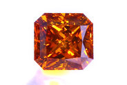 1.02 ct, Radiant cut Fancy Cognac diamond