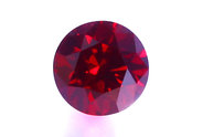 0.59 ct, Round cut Fancy Deep Red diamond