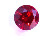 0.15 ct, Round cut Fancy Deep Red diamond