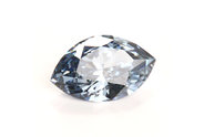 0.56 carat Marquise cut Fancy Blue diamond