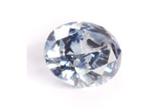 1.33 carat Oval cut Fancy Intense Blue diamond